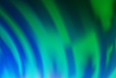 Açık mavi, çizgili yeşil vektör şablonu, oval. Mermer biçiminde yaratıcı geometrik çizim ve gradyan. Marka kitabı için zarif desen.