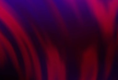 Çizgileri ve ovalleri olan koyu mor vektör deseni. Değişken çizgileri olan renkli soyut çizimler. Reklamınız, broşürleriniz, broşürleriniz için yeni bir doku..