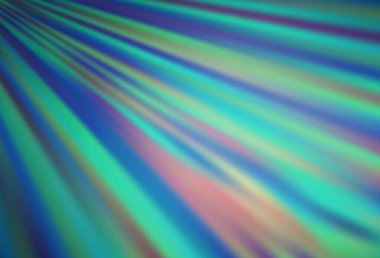 Uzun çizgileri olan açık mavi vektör arkaplanı. Bulanık dekoratif tasarım basit bir şekilde çizgilerle. İş ilanınız için akıllı tasarım.