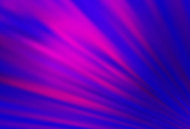 Koyu mor, tekrarlanan çubuklu pembe vektör şablonu. Soyut şablondaki çizgilerle dekoratif parlak çizimler. İş broşürleri, broşürler için desen.