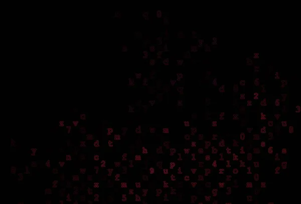 Темно Розовая Векторная Обложка Английскими Сиолами Современная Геометрическая Иллюстрация Английскими — стоковый вектор