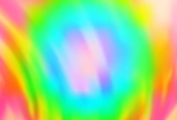 Světlý Vícebarevný Duhový Vektorový Obrazec Bublinovými Tvary Geometrická Ilustrace Mramorovém — Stockový vektor
