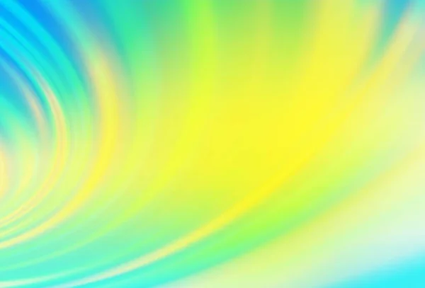 Lichtblauw Geel Vectorsjabloon Met Lavavormen Glitter Abstracte Illustratie Met Wrange — Stockvector