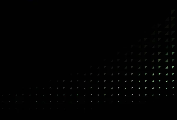 Dunkelgrünes Vektormuster Mit Kugeln Illustration Mit Einer Reihe Leuchtender Farbenfroher — Stockvektor
