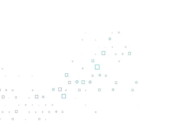 Свет Векторного Синего Цвета Точками Пятнами Кубиками Абстрактная Иллюстрация Красочными — стоковый вектор
