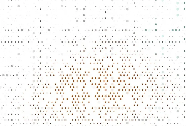 Světlo Oranžové Vektorové Pozadí Bublinami Abstraktní Ilustrace Barevnými Bublinami Přírodním — Stockový vektor