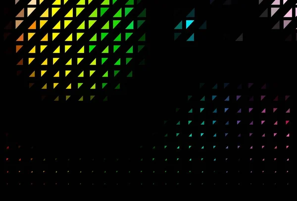 Multicolore Scuro Copertura Vettoriale Arcobaleno Con Macchie Illustrazione Astratta Con — Vettoriale Stock