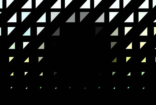Mörkblå Gul Vektor Bakgrund Med Bubblor Abstrakt Illustration Med Färgade — Stock vektor