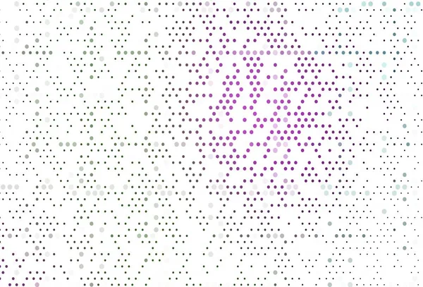 Açık pembe, daire şekilli yeşil vektör düzeni. Doğa tarzında bulanık halkaları olan güzel renkli çizimler. Marka kitabınız için şablon.