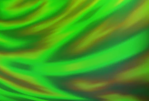 Vettore Verde Chiaro Offuscata Modello Luminoso Illustrazione Astratta Colorata Con — Vettoriale Stock
