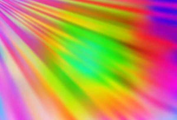Light Multicolor Modello Vettoriale Arcobaleno Con Bastoncini Ripetuti Illustrazione Colori — Vettoriale Stock