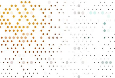 Dairesel hafif turuncu vektör şablonu. Doğa tarzında renkli baloncuklu soyut illüstrasyon. Marka kitabınız için şablon.