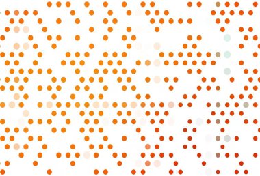 Dairesel hafif turuncu vektör şablonu. Renkli su damlaları olan modern soyut çizimler. Marka kitabınız için şablon.