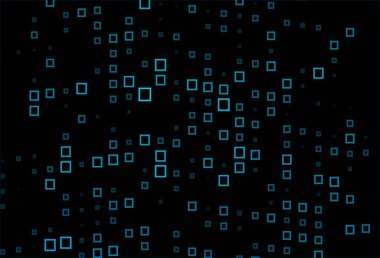 Eşkenar dörtgenli koyu mavi vektör şablonu. Dikdörtgen şekilli soyut çizimler. Şablon bir arkaplan olarak kullanılabilir.