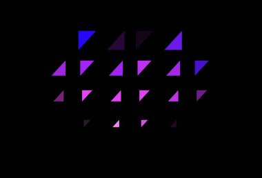 Koyu pembe, daireli mavi vektör şablonu. Soyut arka planda bulanık kabarcıklar ve renkli gradyan. Reklamlar, broşürler için desen.