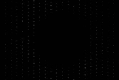 Renkli altıgenli koyu siyah vektör deseni. Renkli altıgenli soyut illüstrasyon. Reklamlar, broşürler için desen.