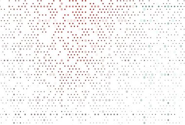 Dairesel şekilli açık kırmızı vektör düzeni. Doğa tarzında renkli baloncuklu soyut illüstrasyon. Marka kitabın için tamamen yeni bir şablon.