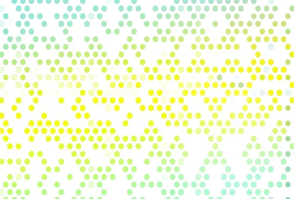 Açık yeşil, daireli sarı vektör şablonu. Parlak renkli soyut çemberlerin olduğu bir resim. Marka kitabın için tamamen yeni bir şablon.