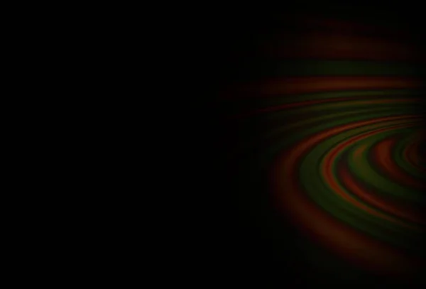 バブル形状のダークブラックベクトルテンプレート 線で抽象的なイラストをキラキラさせます 背景のテクスチャ化された波パターン — ストックベクタ