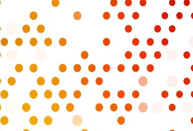 Açık sarı, daire şekilli turuncu vektör düzeni. Doğa tarzında renkli baloncuklu soyut illüstrasyon. Marka kitabın için tamamen yeni bir şablon.