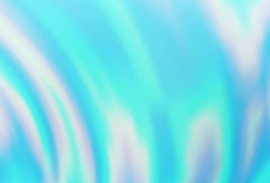 Sıvı şekilli hafif Mavili vektör arkaplanı. Eğilimli zarif, parlak bir çizim. Reklamınız, broşürleriniz, broşürleriniz için yeni bir doku..