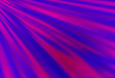 Renkli çizgileri olan koyu mor vektör dokusu. Soyut şablondaki çizgilerle dekoratif parlak çizimler. İş broşürleri, broşürler için desen.