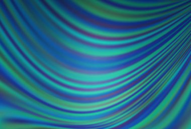 Bükülmüş kurdeleli hafif BLUE vektör şablonu. Yarım ton mermer tarzında, gradyanı olan yaratıcı illüstrasyon. İş tasarımınız için şablon.