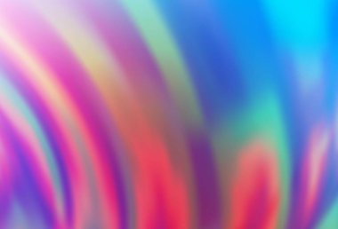 Açık mavi, kırmızı vektör desenli çizgiler, ovaller. Eğilimli zarif, parlak bir çizim. İşiniz için en iyi bulanık tasarım..