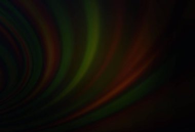 Bükülmüş kurdeleli koyu siyah vektör şablonu. Bulanık geometrik örnek ve eğimli kabarcıklar. Marka kitabı için zarif desen.