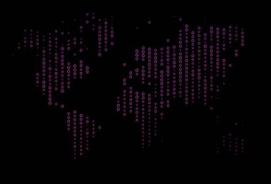 Altıgenli koyu pembe vektör arkaplanı. Renkli altıgenli basit bir arkaplan. İniş sayfaları için desen kullanılabilir.