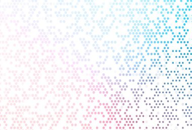 Açık mavi, daireli kırmızı vektör şablonu. Parlak renkli soyut çemberlerin olduğu bir resim. Marka kitabın için tamamen yeni bir şablon.