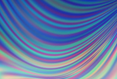 Bükülmüş çizgileri olan hafif BLUE vektör arkaplanı. Değişken çizgileri olan renkli soyut çizimler. Cep telefonu geçmişinin şablonu.