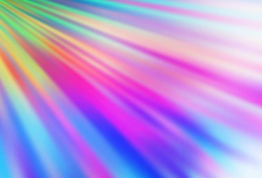 Açık Çokrenkli, renkli çizgileri olan Gökkuşağı vektör dokusu. Renkli çubuklarla gösterişli soyut çizimler. Web siteleri, iniş sayfaları için desen.