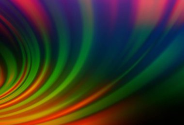 Koyu Çokrenkli, lav şekilli Gökkuşağı vektör şablonu. Mermer biçiminde yaratıcı geometrik çizim ve gradyan. Markan için yeni kompozisyon.