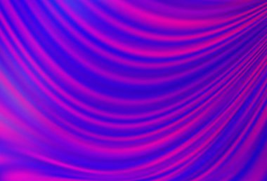 Lav şekilli açık mor vektör deseni. Çağdaş gradyan soyut çizgileri olan çizimler. İşiniz için yepyeni bir mermer tasarımı..