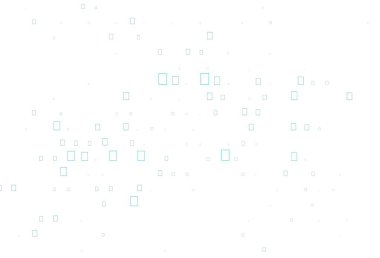 Açık mavi, çemberli yeşil vektör arka plan, dikdörtgenler. Küplerle, dairelerle soyut çizimler. Reklamlar, broşürler için desen.