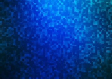 Açık mavi vektör deseni kare biçiminde. Soyut arkaplanda dikdörtgenler ve renkli gradyanlar. Reklamlar için desen.