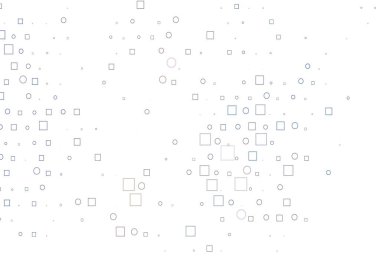 Açık siyah vektör düzeni, daire şeklinde benekler, küpler. Soyut tarzda dekoratif tasarım, daireler, dikdörtgenler. Suyun deseni, yağmur damlaları.