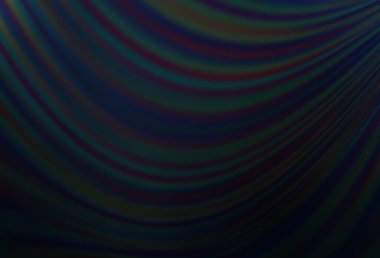 Bükülmüş kurdeleli koyu siyah vektör arkaplan. Yarım ton mermer tarzında, gradyanı olan yaratıcı illüstrasyon. İş tasarımınız için tamamen yeni bir şablon.