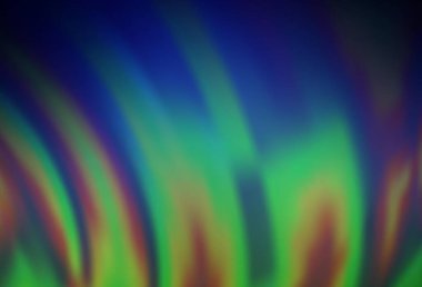 Koyu mavi, kabarcık şekilli yeşil vektör şablonu. Mermer şeklinde parlak eğri çizimler. Reklamınız, broşürleriniz, broşürleriniz için yeni bir doku..