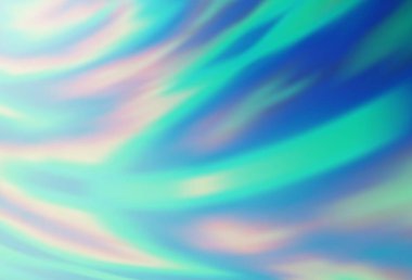 Açık BLUE vektörü parlak şablonu bulanıklaştırdı. Eğilimli zarif, parlak bir çizim. Tasarımının yeni yolu.