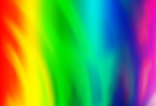 Heller Mehrfarbiger Regenbogen Vektorhintergrund Mit Lampenformen Kreative Geometrische Illustration Marmorstil — Stockvektor