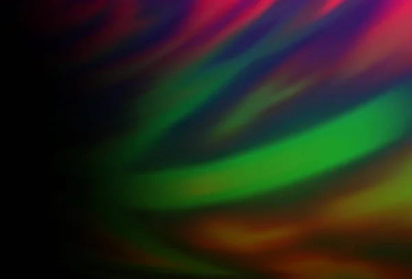 Multicolore Scuro Vettore Arcobaleno Sfondo Sfocato Illustrazione Astratta Moderna Con — Vettoriale Stock
