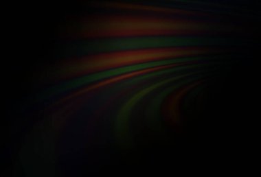 Eğri çizgileri olan koyu siyah vektör arka plan. Mermer biçiminde ve gradyanlı geometrik illüstrasyon. Web siteniz için mermer tasarımı.