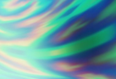 Açık mavi, yeşil vektör parlak soyut arkaplan. Görüntü stili ve gradyanı olan yeni renkli çizimler. İş tasarımınız için yeni biçim.