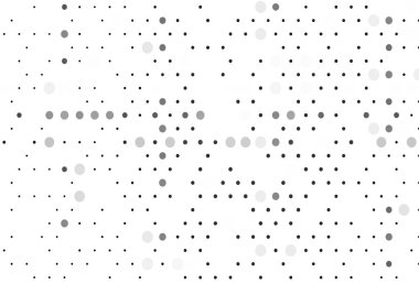 Dairesel açık siyah vektör şablonu. Bulanık yağmur damlaları olan soyut bir çizim. Marka kitabınız için şablon.