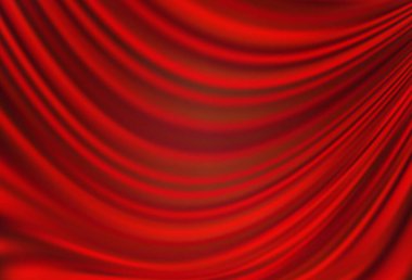 Kıvrımlı daireli açık kırmızı vektör deseni. Bulanık geometrik örnek ve eğimli kabarcıklar. Arkaplanlar için desenli dalga deseni.