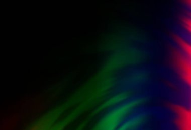 Dark Multicolor, Gökkuşağı vektörü soyut parlak şablonu bulanıklaştırdı. Parlak renkli bir illüstrasyon. Çalışmalarınız için akıllı tasarım.