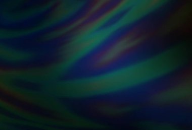 Koyu mavi vektör parlak soyut arkaplan. Renkli soyut çizimler ve gradyan. Tasarımının yeni yolu.