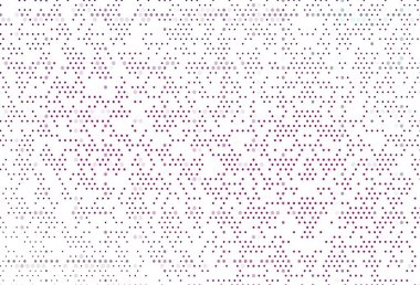 Noktalı açık mor vektör arkaplanı. Parlak renkli soyut çemberlerin olduğu bir resim. Güzel web siteleri için desen.